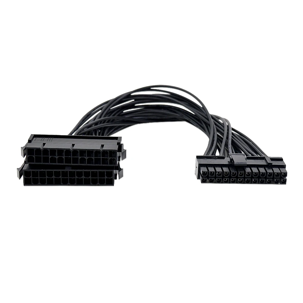 0 3 м двойной PSU адаптер ATX 24Pin папа к женскому Molex источник питания синхронизация