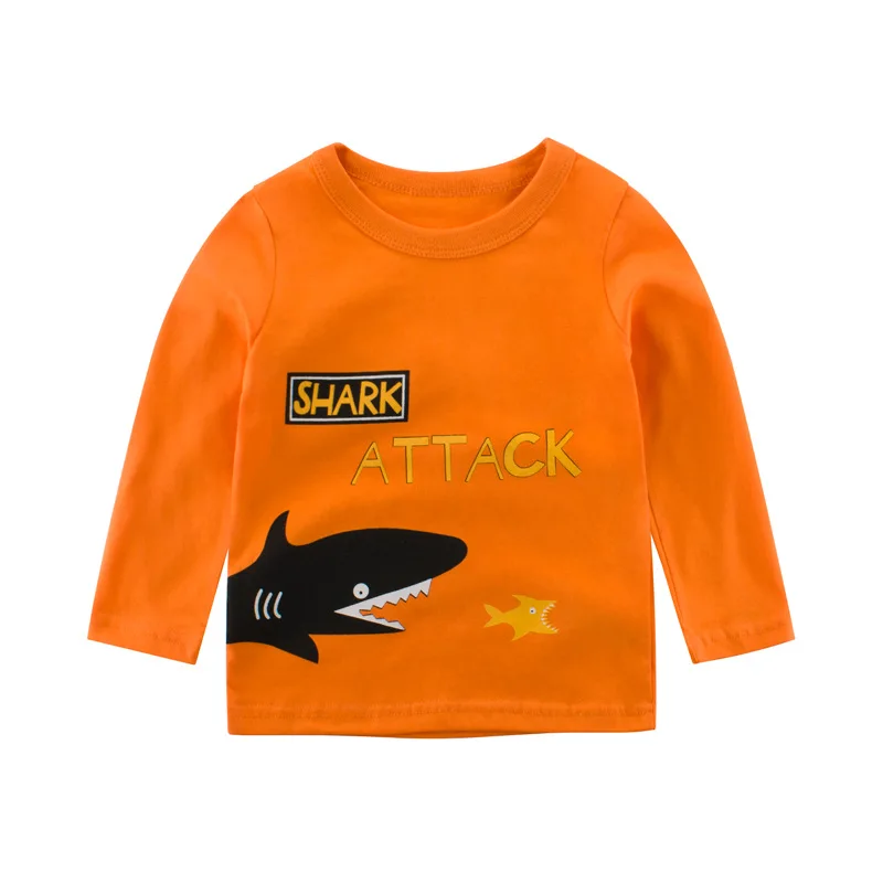 

2019 New Autumn Children T-Shirt Cotton Baby Boys Clothing Girl Tee Shirts Outfits Kids Tops T Shirts Long Sleeve Bottom Clothes