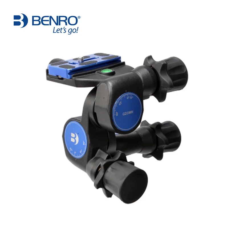 Benro GD3WH three-dimensional gear head PTZ magnesium alloy SLR photography tripod Panoramic photography head