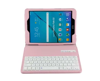 

Russian Removable Wireless Bluetooth Keyboard Stand PU Leather Cover Case For Samsung Galaxy Tab S2 9.7 T810 T815 9.7inch Tablet