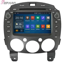 Quad Core Android 5.1 Car DVD For MAZDA 2 / Mazda2 Jinxiang/DE/Third Generation 2007- With Wifi BT GPS 16 GB Flash Mirror Link