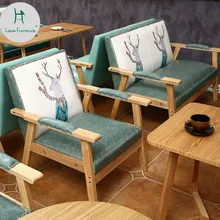 Луи моды чайный магазин сладкий стол и стулья сочетание простой Повседневный свежие сиденья кафе магазин один двойной пикап