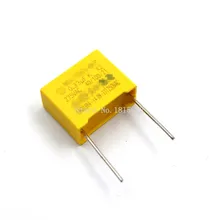 10 шт./лот защитный конденсатор 275VAC 334 0,33 мкФ 275V Шаг 15 мм полипропиленовая пленка конденсатор емкость