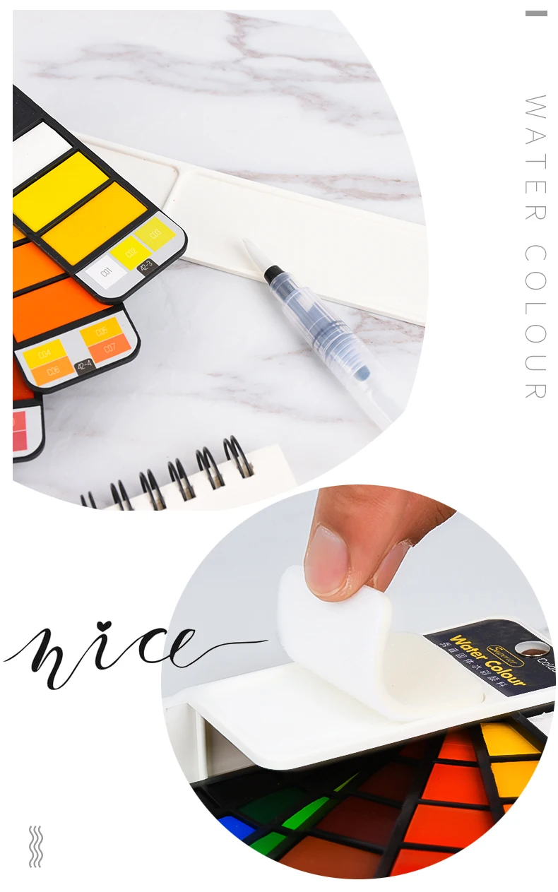 aquarela sólida redemoinho água tinta cor água