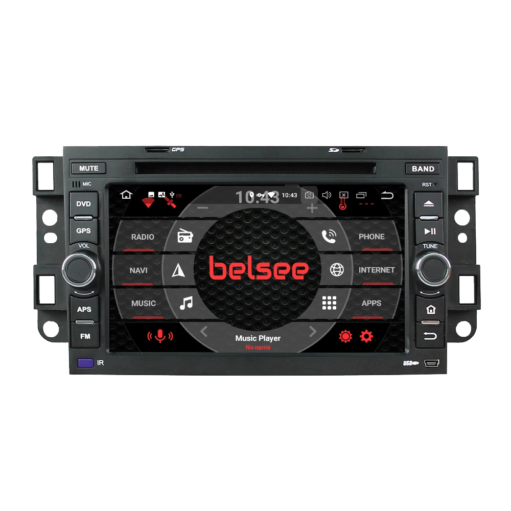 Автомагнитола Belsee Android 9 0 4 ГБ 8 ядер PX5 2 Din GPS Авторадио мультимедийный DVD плеер для