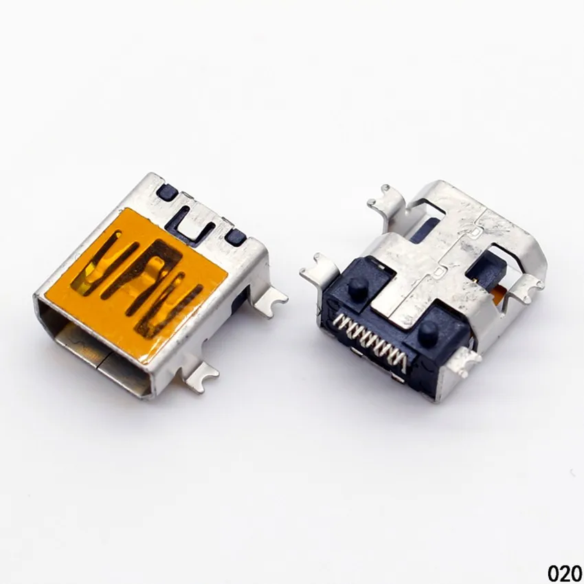 50x V3 Port 10PIN Mini USB Female Jacks Socket for Philipe Phone F Type