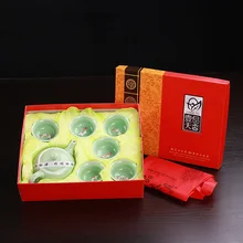 Лунцюаньский Селадон Керамический чайный набор чайник керамическая чайная чашка в китайском стиле «кунг-фу чайный сервиз, кружка для вина