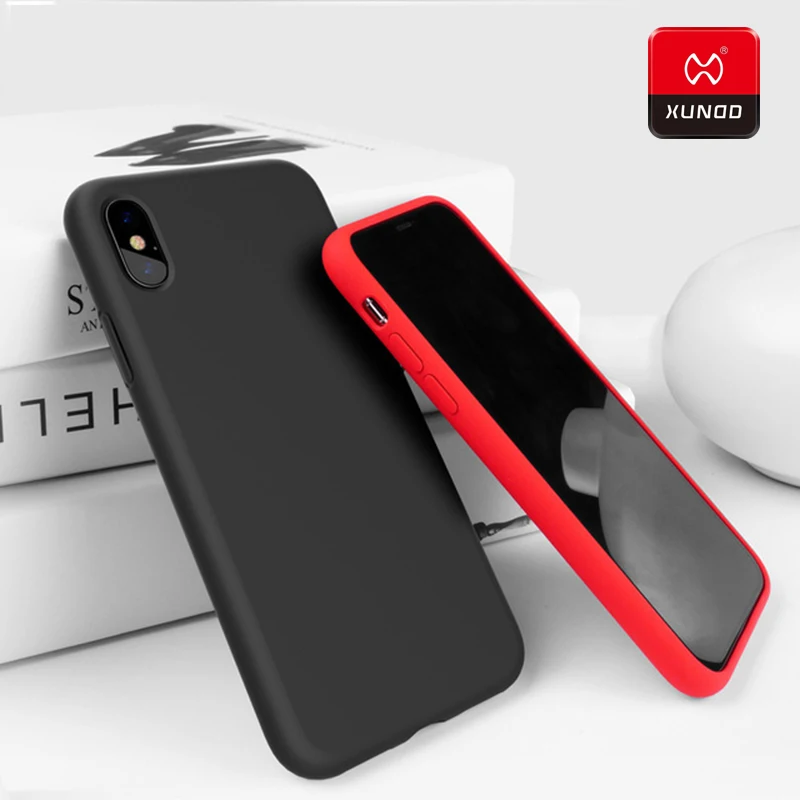 

XUNDD Original Cover Case For iPhone X 10 phone Fashion Shockproof Silicone TPU 360 Full Protective Cases for iPhone XS