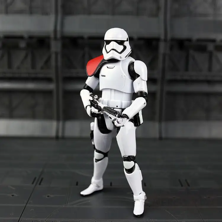 6 видов Звездных Войн The Force Awakens EP7 капитан фасма черная серия Штурмовик Snowtrooper " ПВХ экшн-игрушка - Цвет: B