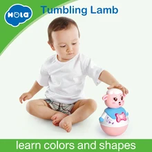 HUILE TOYS 967B Tumbler Rolling Electric Toy Roly-Poly Sheep Nodding Doll with Music & Light Educational Toy for Baby 0-12 month HUILE TOYS 967B Tumbler Rolling Electric Toy Roly-Poly Sheep Nodding Doll with Music & Light Educational Toy for Baby 0-12 month
