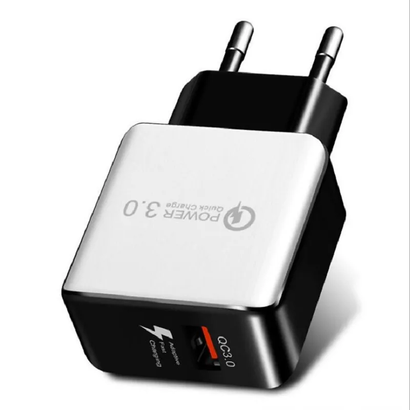 

Quick Charge 3.0 USB Charger 18W USB Quick charge EU Plug Mobile Phone Charger adapter For iPhone Xiaomi Samsung Huawei