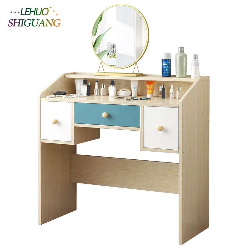 ^Cheap Bedroom Dressers Wooden Dressing table With drawer cosmetic organizer Storage cabinet fashion Laptop table bedroom Furniture