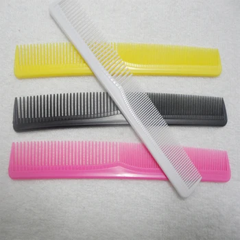 

10pcs/lot Hot sale Salon Hair Styling Hairdressing combs Black Antistatic Barbers Detangle Comb RB19