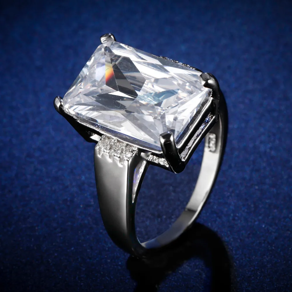 

Original Design Handmade cz unique style top quality Ring blue topaz Cubic Zirconia Hot Ins sterling silver 925