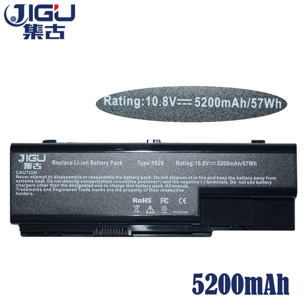JIGU Laptop Battery For Acer Extensa 7230 7230E 7630 7630G 7630EZ 7630ZG 8730ZG 7630Z TravelMate 7330 7530 7530G 7730G|battery for acer|laptop