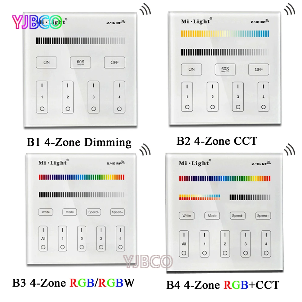 Miboxer P1/P2/P3 умная панель контроллер затемнение светодиодный диммер RGB/RGBW/RGB+ CCT цветовая температура CCT для светодиодной панели/полосы света