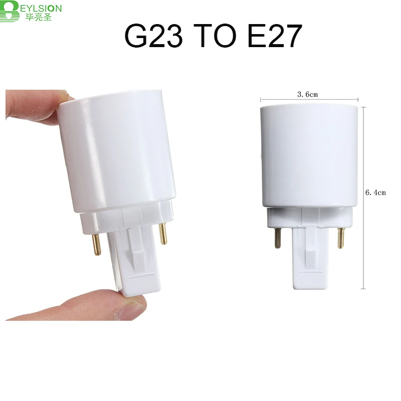 

BEYLSION G23 To E27 E26 Base Socket CFL LED Halogen Light Bulb Lamp Adapter Holder Converter 110-240V