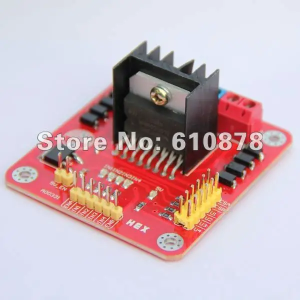 

L298N Dual Bridge DC stepper Controller Control Motor Driver module Board