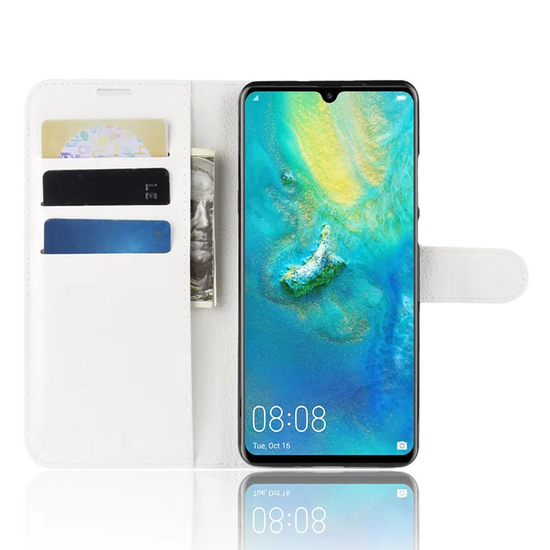 Кожаный чехол-книжка с бумажником для huawei p30 pro honor 10 8 lite p20 lite p8 lite p9 lite y6 pro, блестящий чехол с держателем на заднюю панель