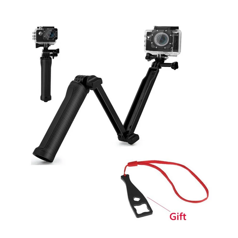 3 Way Grip Arm Tripod 3in1 Handheld Stabilizer Adjustable Monopod