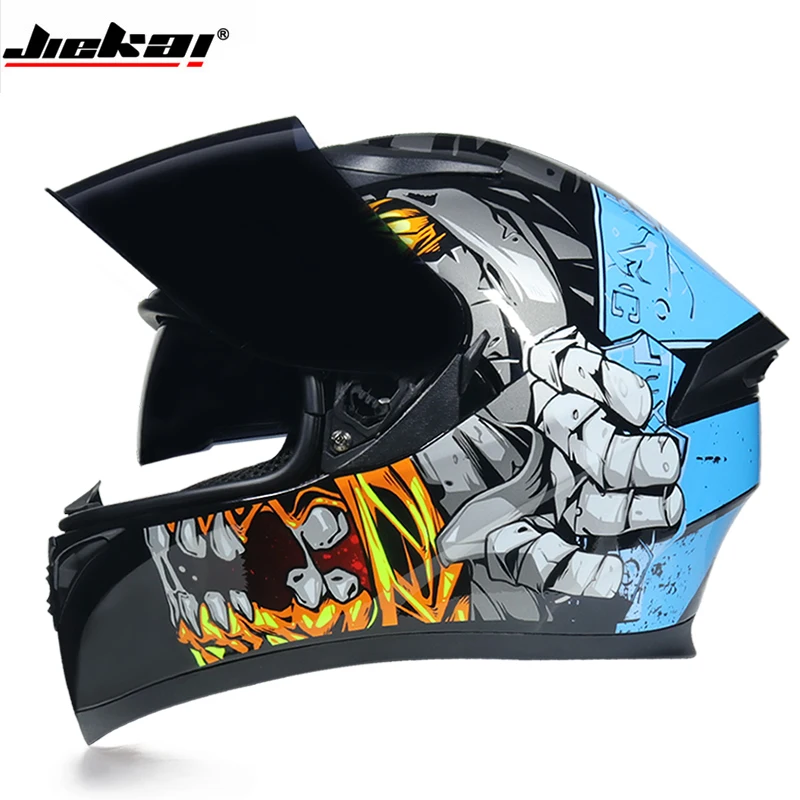Уличный мотоциклетный шлем для мужчин и женщин DOT Certified Full Face мотоциклетный шлем для крейсеров спортивный уличный велосипед - Цвет: 6