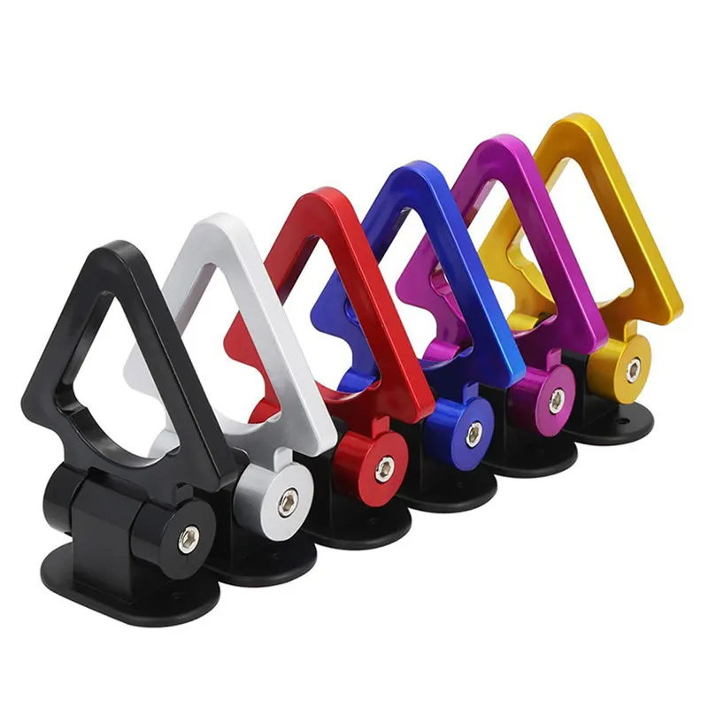 Auto Refitment Creative ABS Trailer Hook Decorative Stickers Sticky Traction Towing Hook Small Trailer Ring Hook Car Accessories