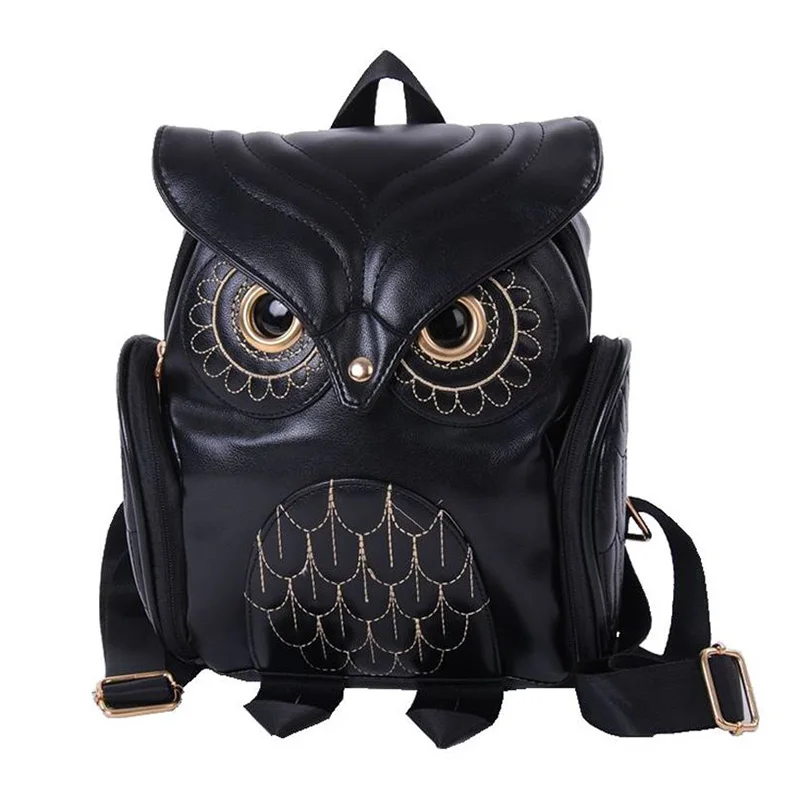 

New Arrival Women Owl Backpack Women's Leather backpack Feminina School Bag Mochila Feminina 2017 LXX9
