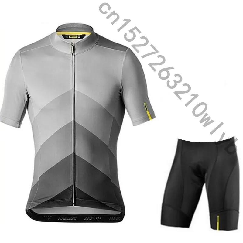 Для велоспорта Mavic Jersey Pro Team с короткими рукавами комплект велосипедной одежды Ropa Ciclismo велосипедная одежда спортивный костюм 9D Pad