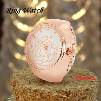 

Wristwatch Women Quartz Dial Quartz Analog Watch Creative Steel Cool Elastic Quartz Finger Ring Watch Women Wristwatches