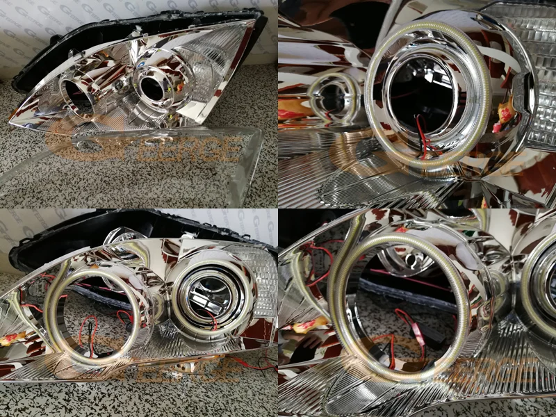 cob led angel eyes HONDA CR-V CRV 2007 2008 2009 2010 2011 Xenon HEADLIGHTS(1)