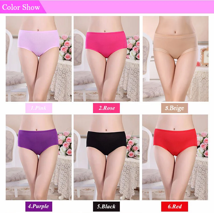 Women's Menstrual Sanitary Period Leak Proof Modal Seamless Panties Underwear Women's Modal Cotton Briefs Bragas Mujer Calcinha  03