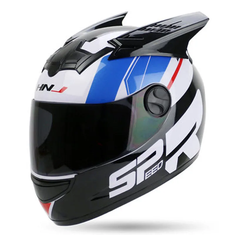 1 шт., унисекс мотоциклетный шлем, мотоциклетный шлем, оборудование для мотокросса, защитный шлем с полным лицом, мотоциклетный шлем, товары