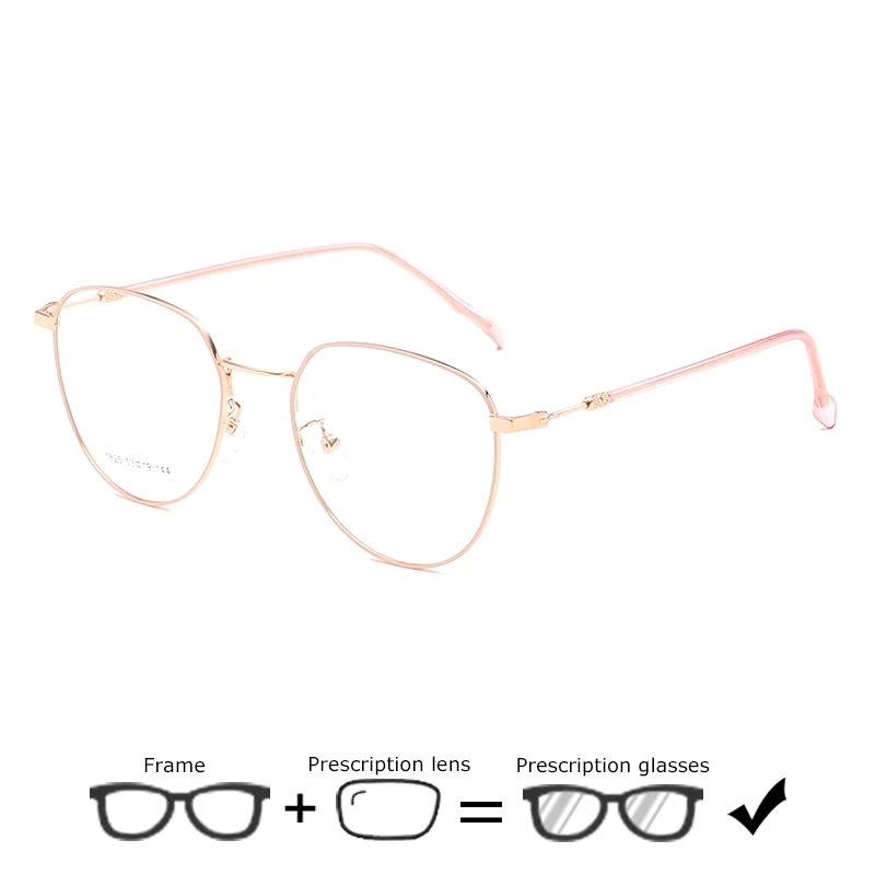 Модные женские прогрессивные рецептурные оправа для очков в ретростиле оптические фотохромные круглые очки при близорукости очки при