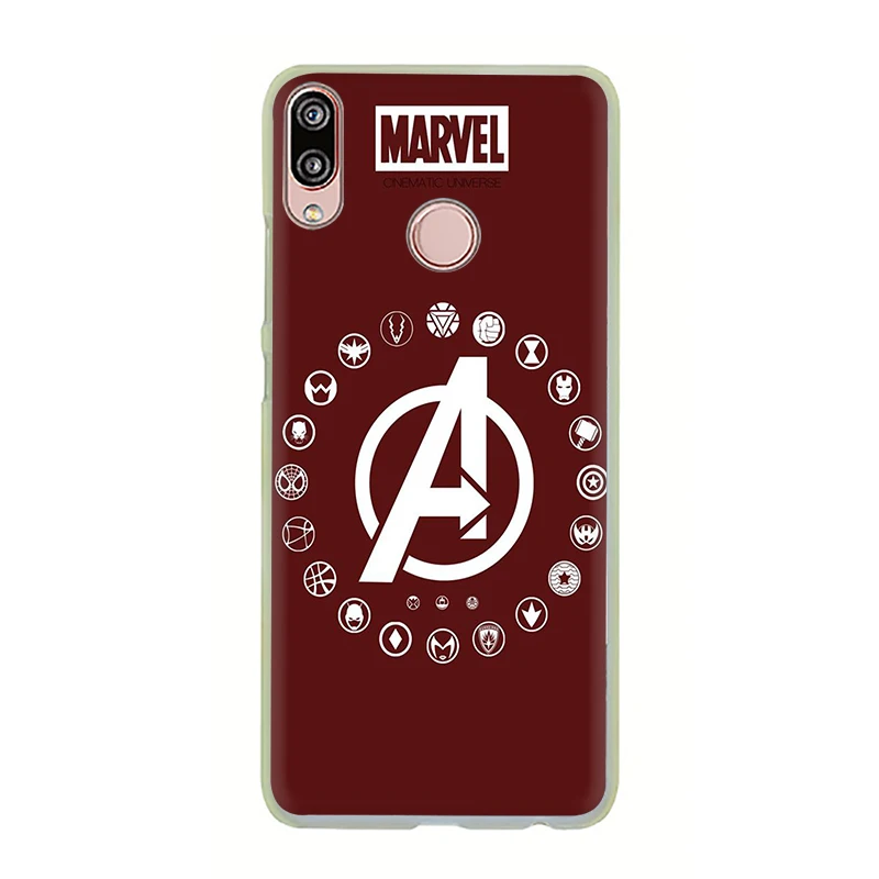 Marvel avengers Logo Hard Phone Cover Case for Huawei Honor 6A 6C Pro 7A 2GB 3GB Pro 7X 8 C Lite X 9 10 Lite Play - Цвет: H3