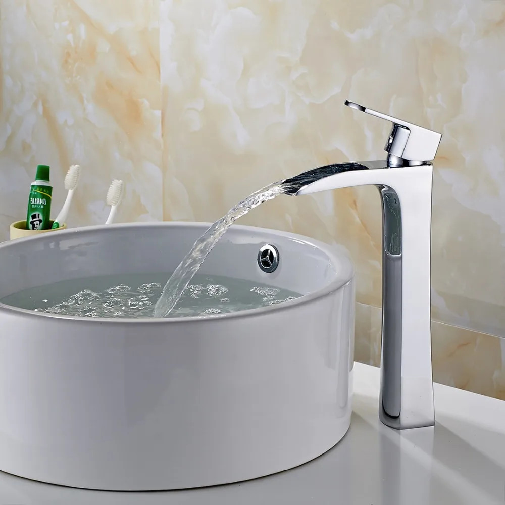 FLG-Free-Shipping-Basin-Faucet-Nickel-Brushed-All-copper-Deck-Mounted-Single-Lever-Vessel-Faucet-Bathroom (2)