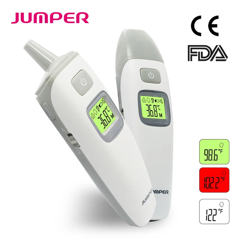 

Thermometer Digital Infrared IR LCD Baby Forehead and Ear Non-Contact Adult Body Care Fever Measurement Termometro Baby & Adult