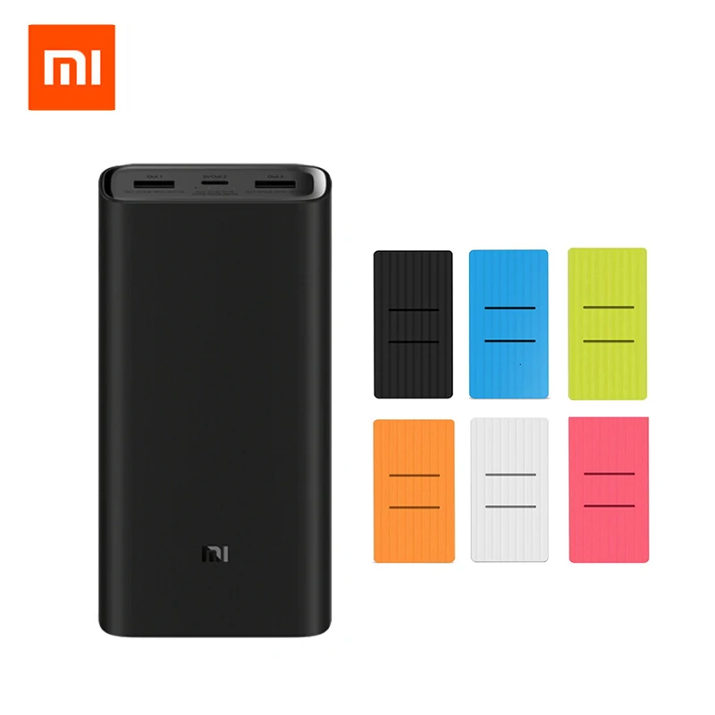 2019 Новый Xiaomi Mi 20000 mAh power Bank 3 Pro/2C USB C 45 W портативное зарядное устройство