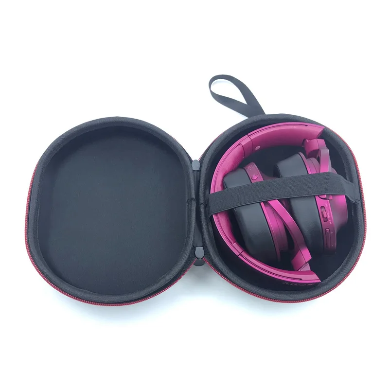 Portable Headphone Storage Bag Folding Headphone Case Eva&PU Storage Box for Beats SOLO2 SONY JBL V300 E55BT Headset Cover