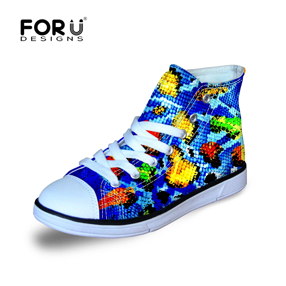 

FORUDESIGNS Kid Shoes Children Boys Girls New Arrival 2018 for Little Boy Running Walking Cycling Lace-Up Sport Canvas Shoes