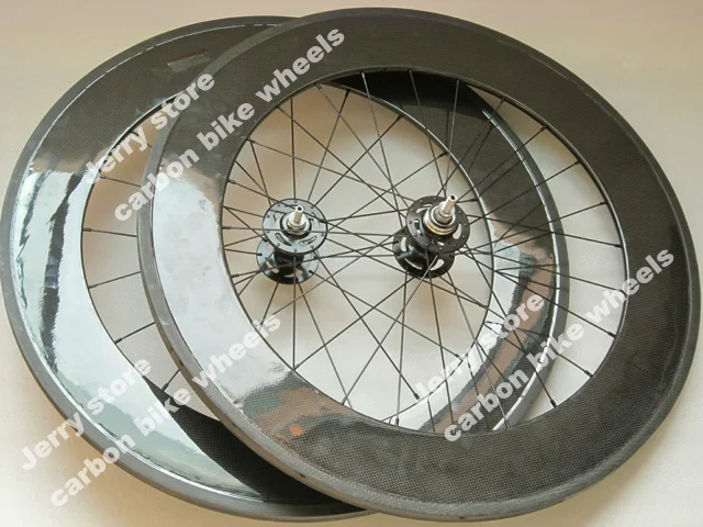 Односкоростной углеродного волокна дорога колеса велосипеда, Tubular 700C 88 мм Tubular отслеживать использование