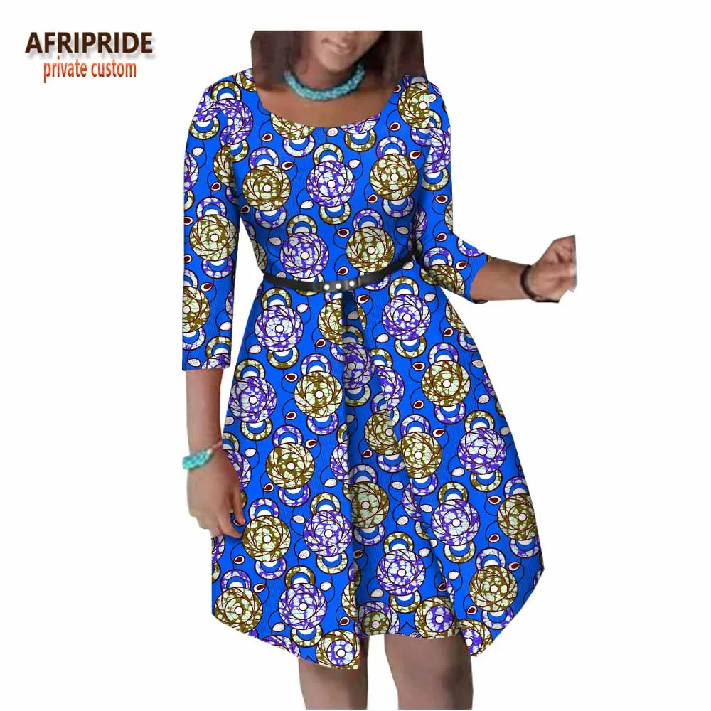 ankara knee length dresses