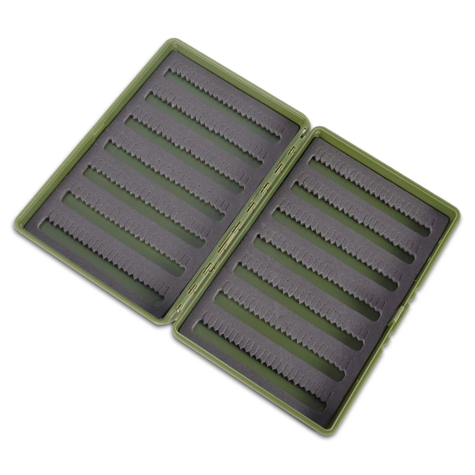 

SF Slim Fly Box Fly Fishing Hook Flies slit foam Box 15.5*10.5*2.5 cm