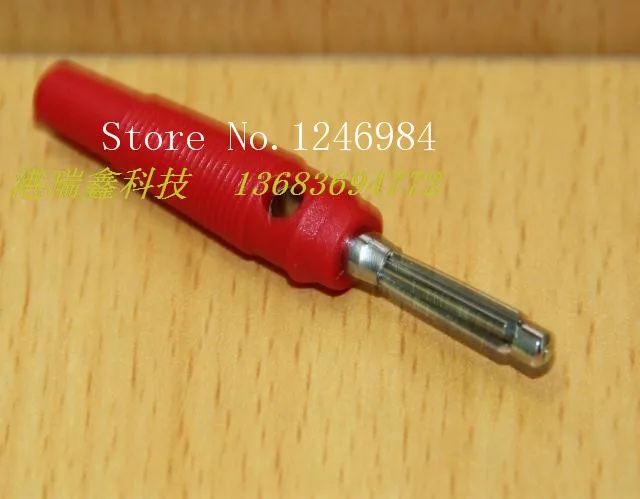 

[SA]4MM banana plug test head soft leather handle color red, black and yellow- blue power connector A-1128--50pcs/lot
