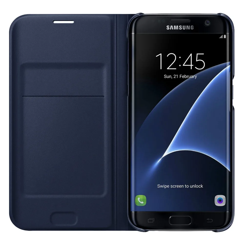 Роскошный оригинальный кожаный чехол книжка Smaung Glaxy A5 A7 A8 2018 J3 J5 J7 2017 J2 Prime J1 2016 S7 Eege