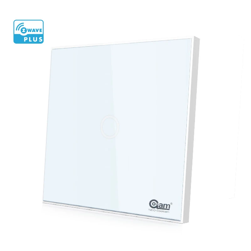 

EU Version One Gang ZWAVE Plus Wall Light Switch For 1CH Wireless Smart Home Automation Appliance Control 868.4MHz Z Wave