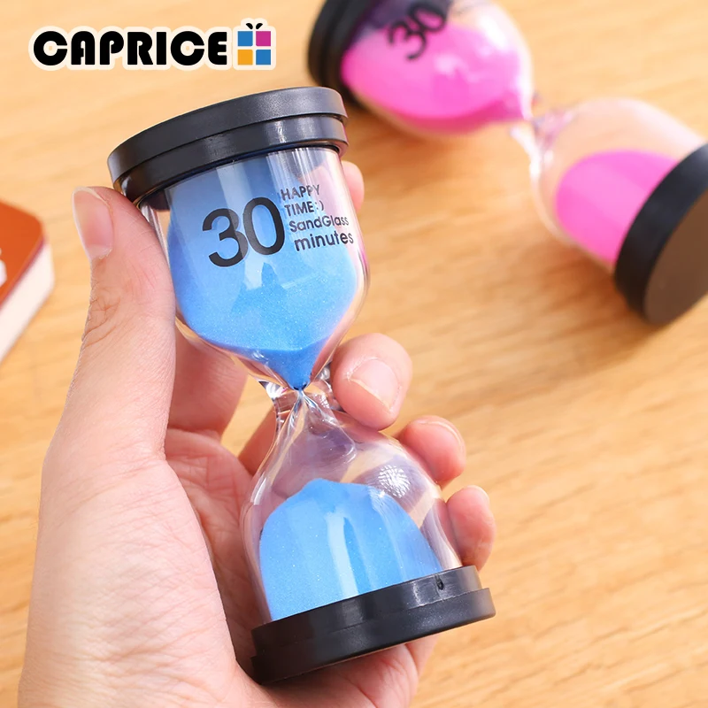 

6 pcs Hourglass Sand Clock Watch 1/3/5/10/15/30 Minutes Sandglass Timing Gift for Kids Home Decoration HGXSL 6