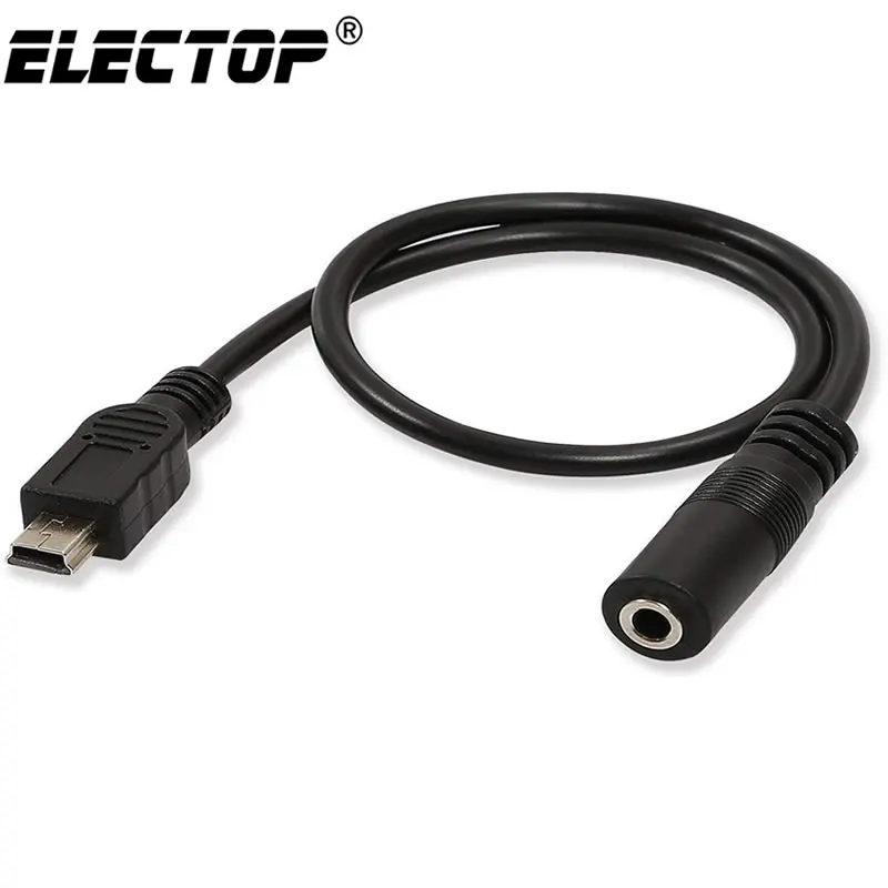 Electop 30 см мини USB к разъему 3 5 мм кабель Pin адаптер разъем Мама папа|Кабели передачи