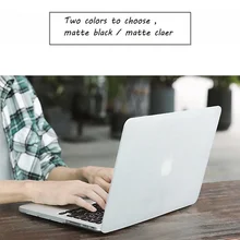 Матовый чехол для ноутбука+ Защитная пленка(подарок)+ чехол для клавиатуры(подарок) для Macbook Pro retina Air Touch Bar 11 12 13 15 дюймов A2159