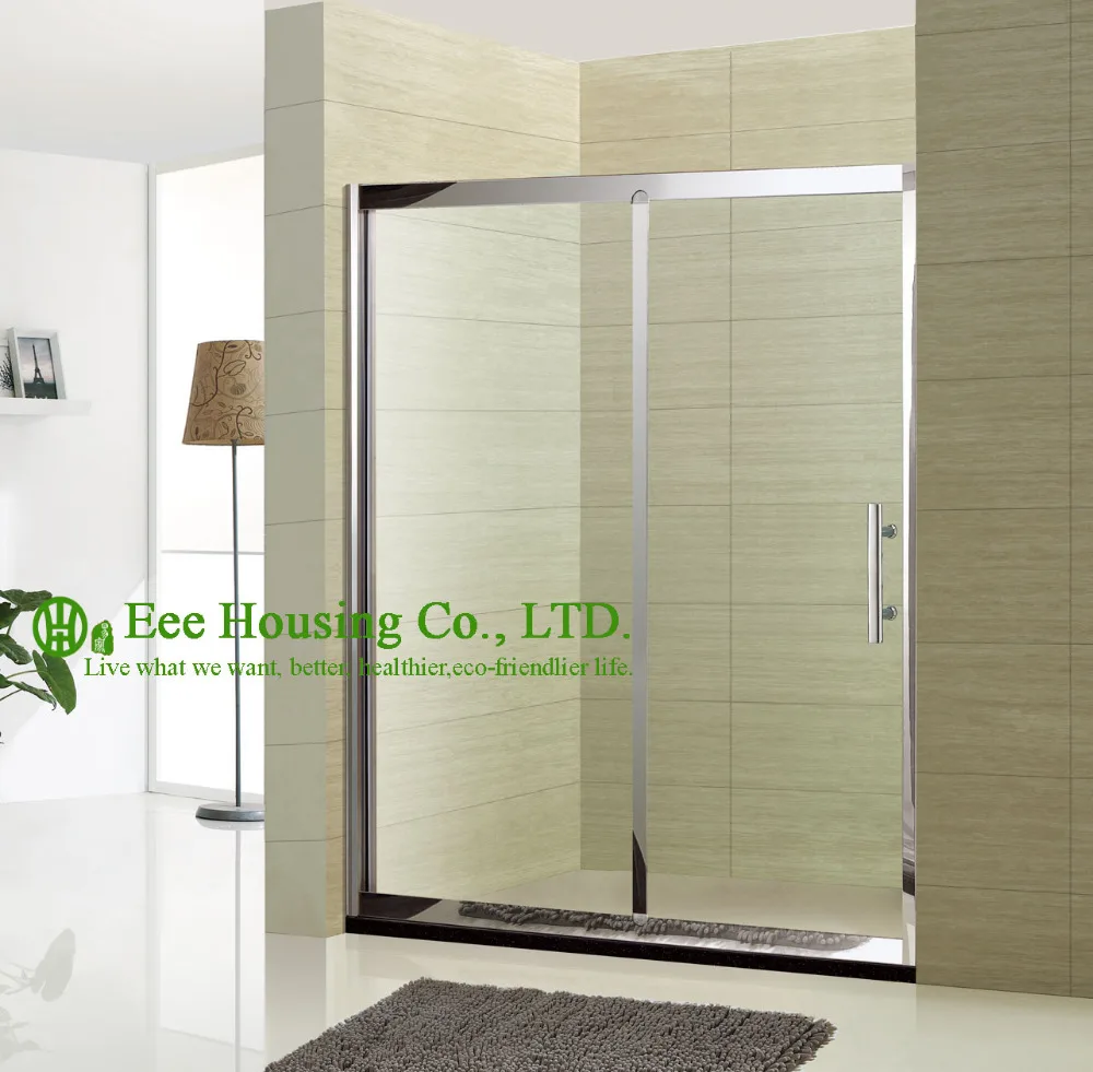 304 Stainless Steel Shower Room Bathroom Shower Door 8mm Toughened