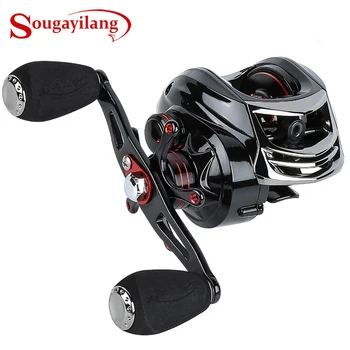 

Baitcasting Fishing Reel - Ultra Smooth 11+1 Shielded Bearings- Light Weight Powerful CNC Spool -Non-slip EVA Knob